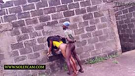 African Teen Skips School For Hard Fucking