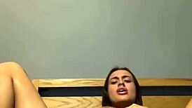 slutty goth teen fucks her tight ass until she cums