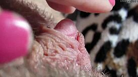 huge clit rubbed to intense orgasm