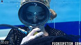 Horny ashlee rose slut dress scuba underwater