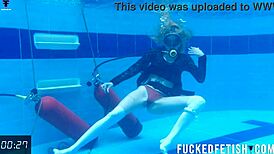 Horny ashlee rose slut dress scuba underwater