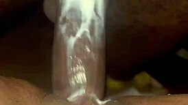 nice slow strokes gave me a super creamy creampie drip