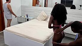 backstage first time anal for alicia ribeiro with two cocks