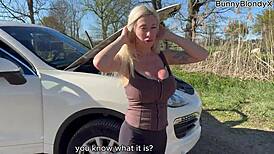 Big Tits Blonde Gets Fucked Hard For Repair