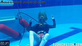 Horny ashlee rose slut dress scuba underwater