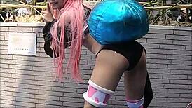 ymly-1072 cosplay girl poses cute