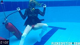 Horny ashlee rose slut dress scuba underwater