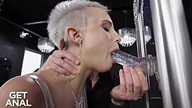 italian milf extreme deepthroating and butt drilling