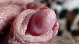 huge clit rubbed to intense orgasm