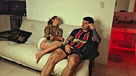 Famous tiktoker records first porn video with deepthroat and rimjob