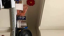 Bbc redbone gets pounded in the kitchen