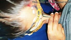 Chubby bhabhi cumshot in mouth all cum swallowed