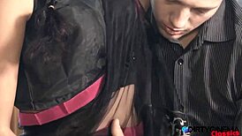dancer from india gets rough white cock facial