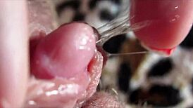 huge clit rubbed to intense orgasm