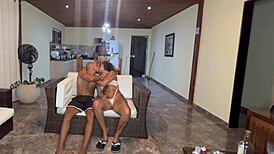 friends house led to intense group encounter with three