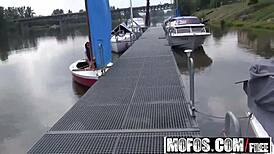 public sex on the water with latina amateur