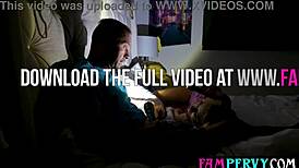 slutty teen stepdaughter rides stepdad in dark