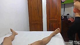 My Stepsister Lets Me Touch Her While Watching Porn
