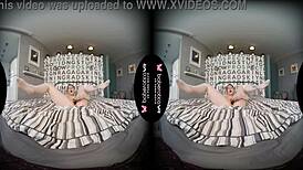 Solo Teen 18+ Brunette Lana Tylor Is Masturbating In Vr