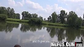 public sex on the water with latina amateur