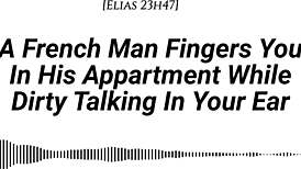 audio m4f real french accent a french man fingers you