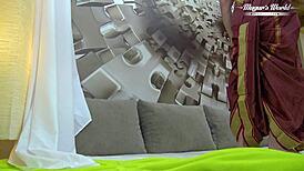 Behind the scenes of small titted nesty getting fucked by big cock