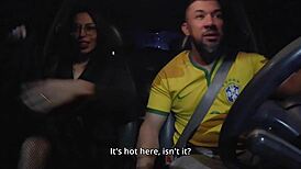brasileira fucks after world cup ride and creampie