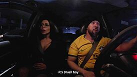 brasileira fucks after world cup ride and creampie