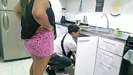 I hired a plumber who checked my big ass instead