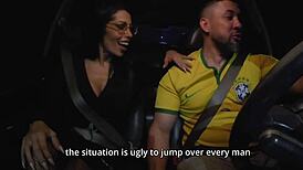 brasileira fucks after world cup ride and creampie