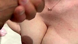 Suck neighbor huge dick suck his balls fuck me after finish on tits