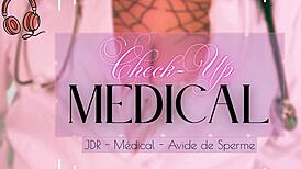 French medical cock milking checkup