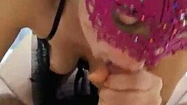 wife sucks cock on homemade video