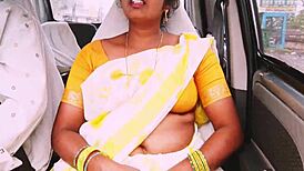 Car sex dirty talk with maid