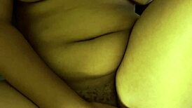 an arab girl using cucumber in private