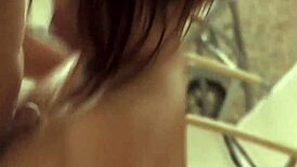 Outside nuru slide with intimate oiled touch