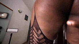 fat booty bbw shows her big donk with assjob