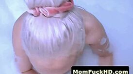 stepmom brooke paige stepson spies on her shower and masturbates