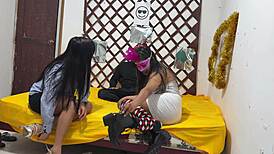 happy 2026 we invited my best friend over for a wild threesome my husband wrecks her like a dog