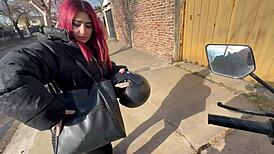 i give my body to driver making him cum inside me