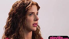 big ass petite redhead beauty uses dildo and vibrator