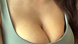 young neighbor shows off outside her home
