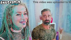 anal loving hippie chick gets ass fucked by big cock with atm facial gape