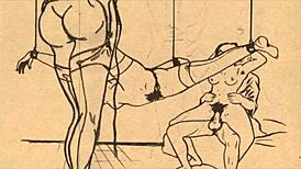 vintage erotic drawings