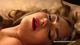 busty lesbian madame masturbating and orgasming thinking of sub slave