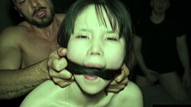 Asian cutie tries euro dicks in japan