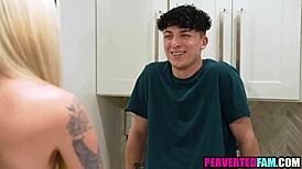 step aunt teases then fucks nephew