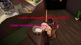 Slutty friend lia drains my bbc by the pool roblox brookhaven
