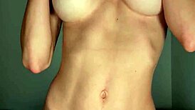 Corset lingerie striptease to nude joi teasing solo