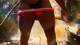 Mamei O Novinho Na Cachoeira E Gozei